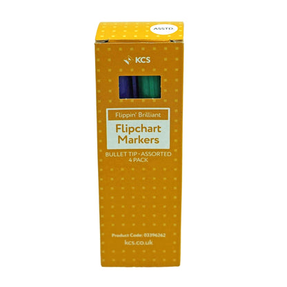 Marqueurs permanents KCS (lot/4) - couleurs assorties