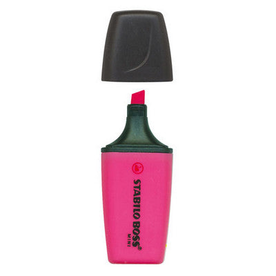 Surligneurs STABILO BOSS Mini (lot/5) - couleurs néon assorties