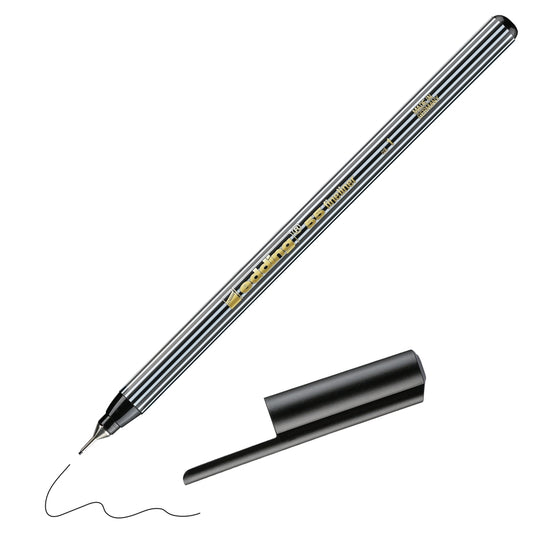 Feutres fins Edding 55 Fineliner (lot/10) - noir