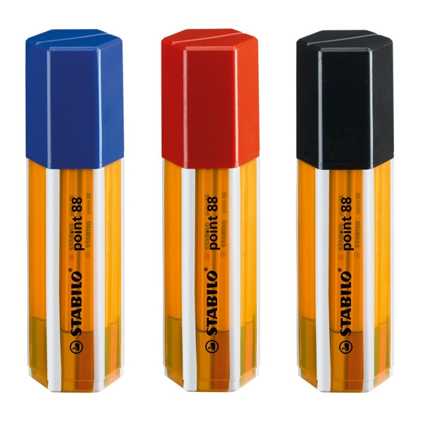 Feutres fins STABILO Point 88 Fineliner (lot/20) - assortiment de couleurs