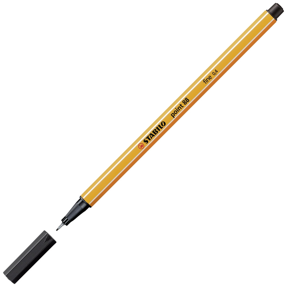 Feutres fins STABILO Point 88 Fineliner (lot/20) - assortiment de couleurs