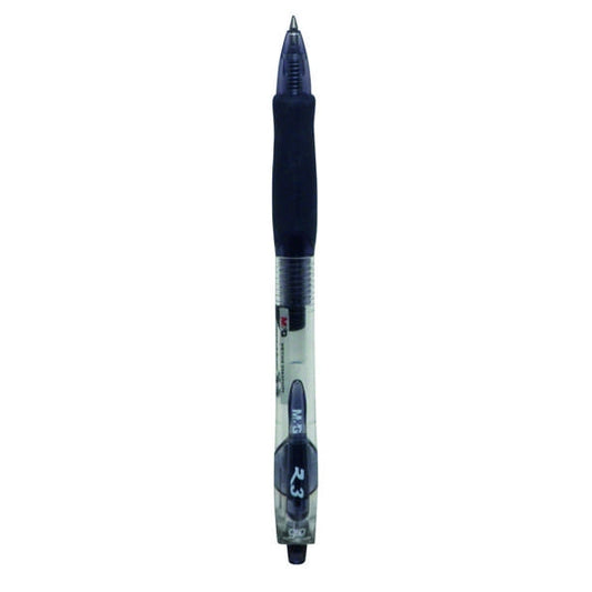 Stylos gel rétractables M&G R3 Soft Grip - noir (lot/12)