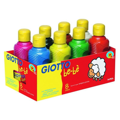Gouache lavable Giotto be-be, boîte de 8