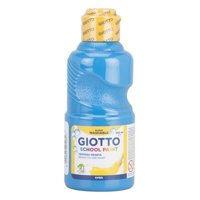 Gouache lavable Giotto School 500 ml - Cyan