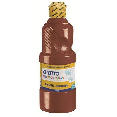 Gouache lavable Giotto School 500 ml - Marron