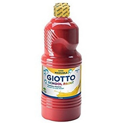 Gouache lavable Giotto School 500 ml - Rouge écarlate