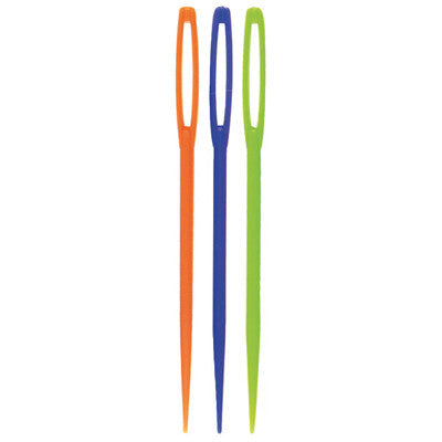 Grandes Aiguilles à lacer en plastique colorées (lot/32)