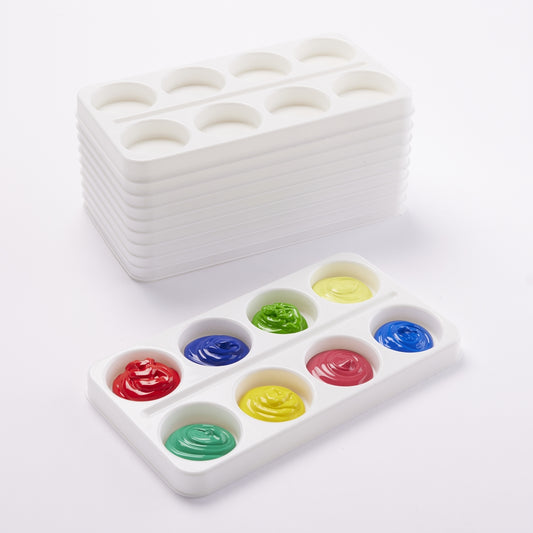 Palette à peinture 8 alvéoles