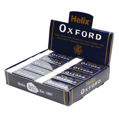 Gommes Oxford Helix blanches (lot/20)