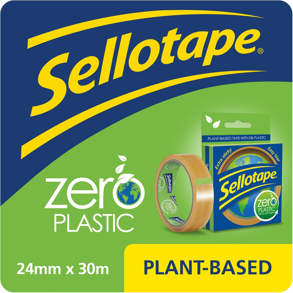 Ruban adhésif Sellotape sans plastique - 24 mm x 30 m