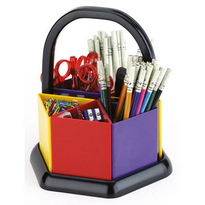 Pot à crayons avec poignée - multicolore