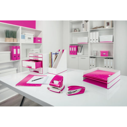 Perforateur Leitz Nexxt WOW - rose