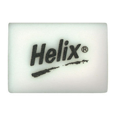 Gommes en caoutchouc naturel Helix blanches - boîte de 60