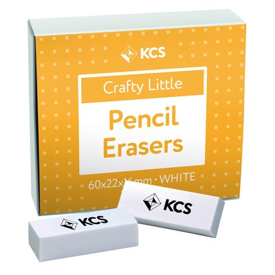 Gommes blanches KCS haute qualité (lot/20) - 60 x 22 x 16 mm