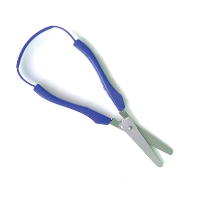 Lot de 10 Ciseaux faciles à manipuler, bleus