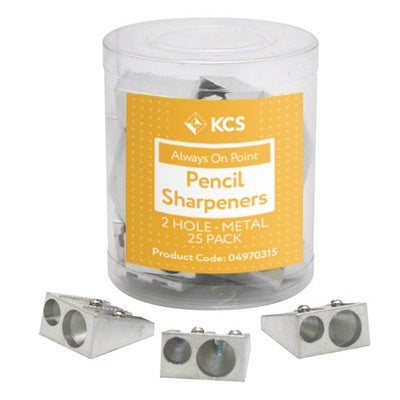 Taille-crayons métalliques KCS - 2 trous