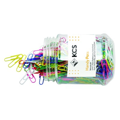 Trombones KCS colorés 32 mm - boîte de 500