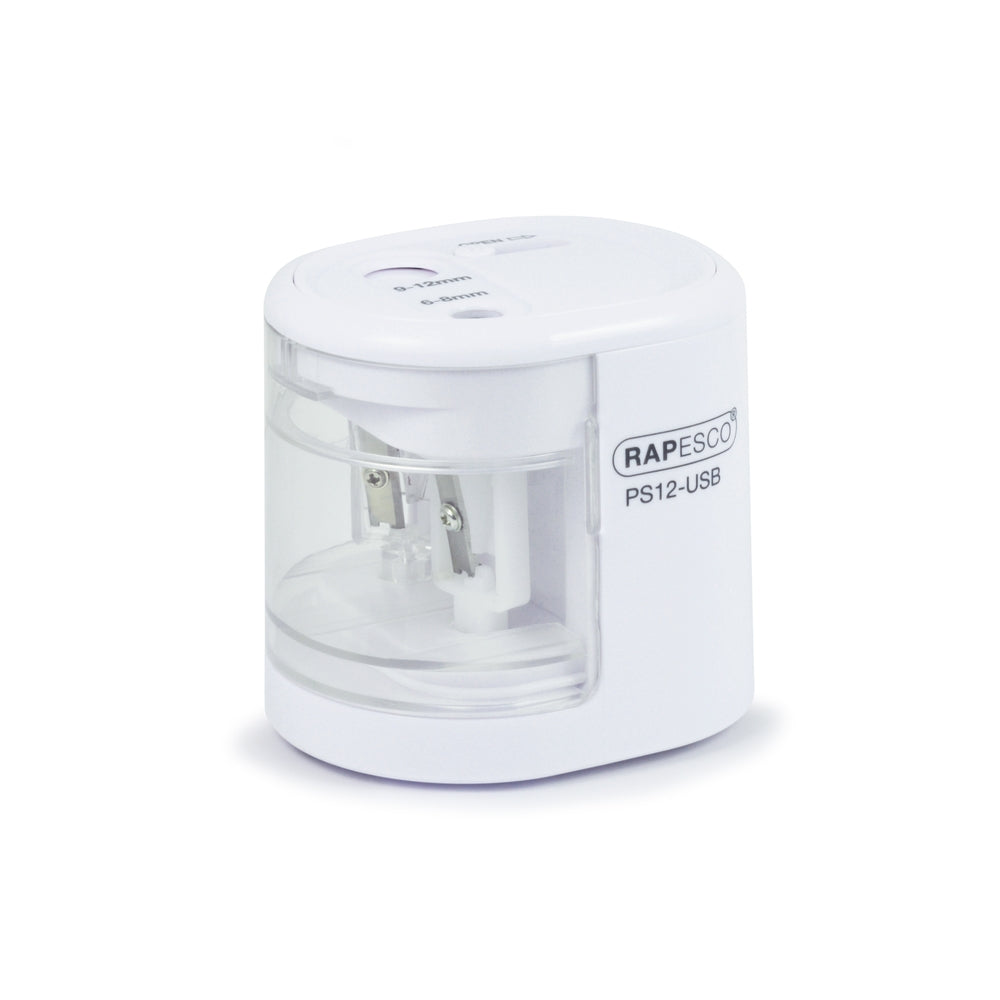 Taille-crayon USB Rapesco blanc