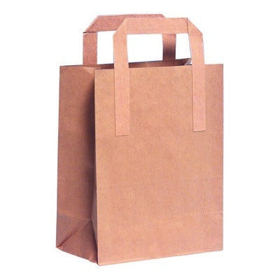 Sacs en papier brun avec poignées (lot/250)