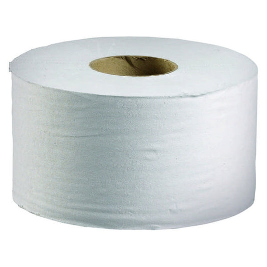 Rouleau de papier hygiénique KCS Mini Jumbo 2 plis blanc (lot/12)