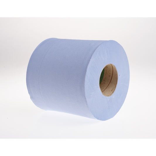 Lingettes Purely Centrefeed 2 plis 142,5 m bleues, (lot/6)