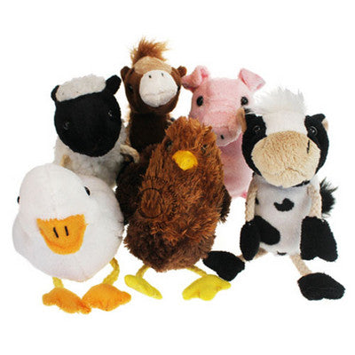 Marionnettes à doigt animaux de la ferme lot/6)