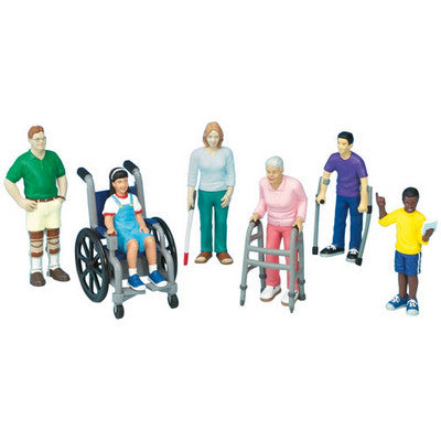 Figurines avec besoins spécifiques (lot/6)