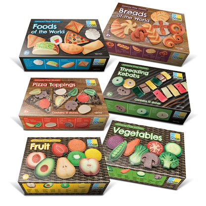 Boîtes de pierres alimentaires (lot/6)