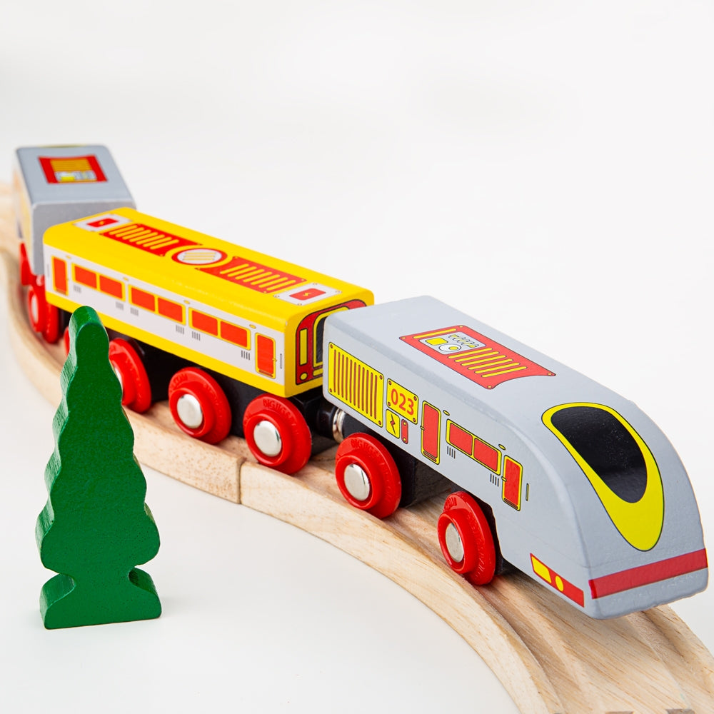 Trains en bois (lot/3)