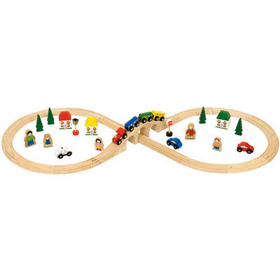 Train en forme de huit