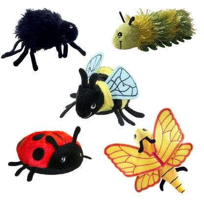 Marionnettes à doigt petits insectes (lot/5)