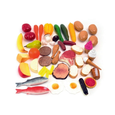 Assortiment de 48 pièces alimentaires factices