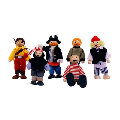 Figurines de pirates (lot/6)