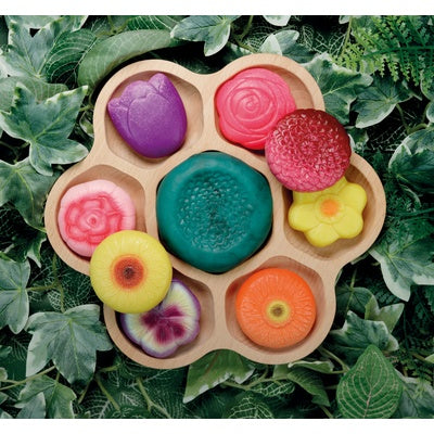 Pierres sensorielles fleurs (lot/8)
