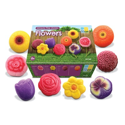 Pierres sensorielles fleurs (lot/8)