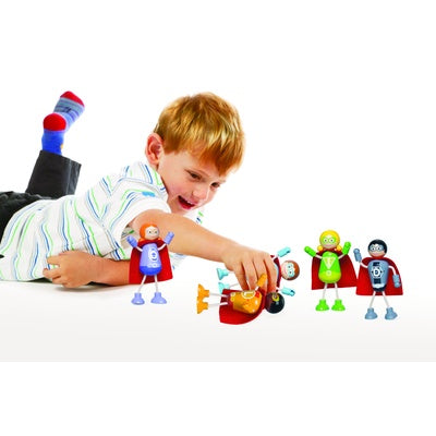 Figurines de super-héros (lot/5)