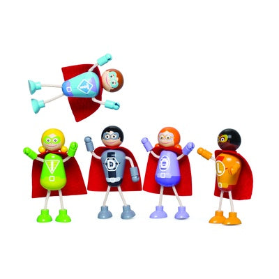 Figurines de super-héros (lot/5)
