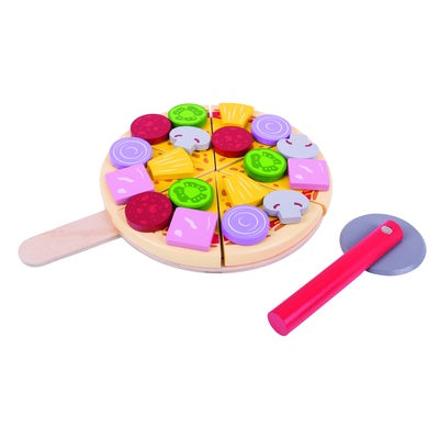 Pizza à découper en bois