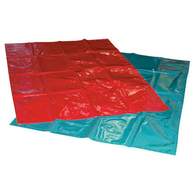 Protection de table/sol unie - rouge