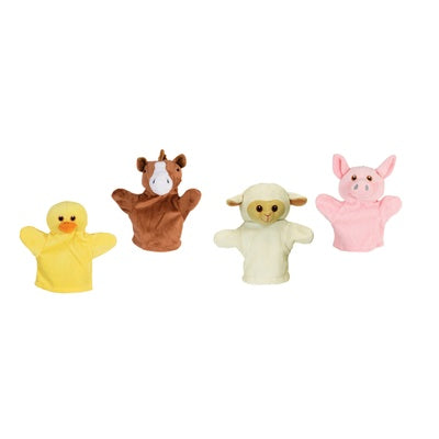 Mes premières marionnettes - animaux de la ferme (lot/4)