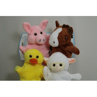 Mes premières marionnettes - animaux de la ferme (lot/4)