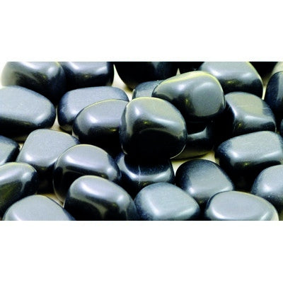Cailloux noirs polis 1 kg