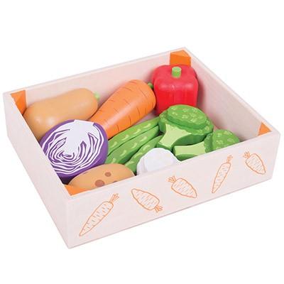 Caisses en bois pour trier les aliments