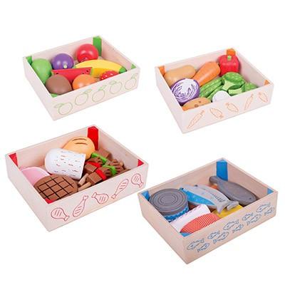 Caisses en bois pour trier les aliments