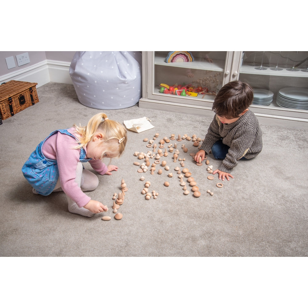 Coffret de trésors naturels en bois