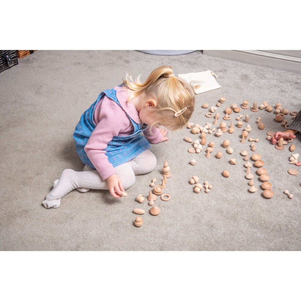 Coffret de trésors naturels en bois