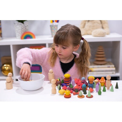 Coffret découverte de trésors en bois