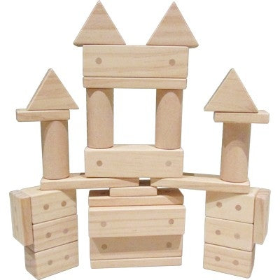 Blocs magnétiques en bois (lot/30)