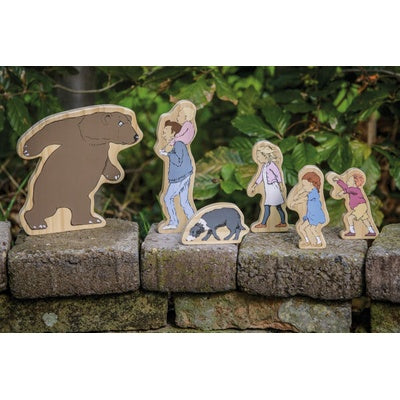 Nous partons à la chasse à l'ours Personnages en bois