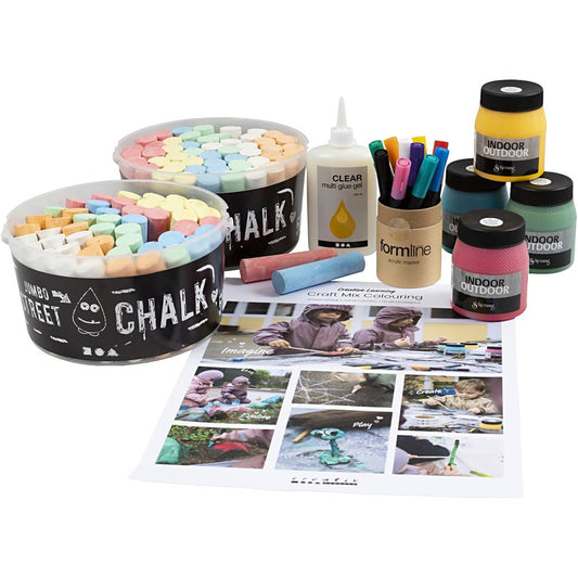 Ensemble de coloriage pour l'extérieur